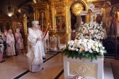В 29-ю годовщину интронизации Святейшего Патриарха Алексия II состоялась панихида в Богоявленском кафедральном соборе г. Москвы