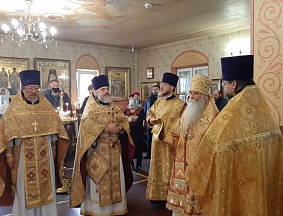 Архиерейское богослужение в храме