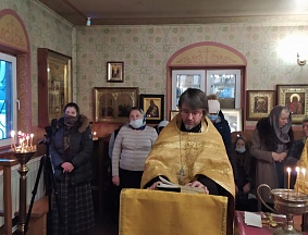 Молебен на Новолетие в храме